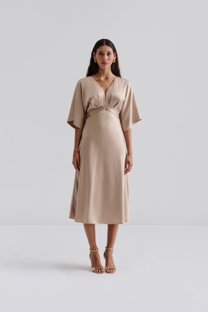 Malina - Juno midi dress - XXS - Champagne