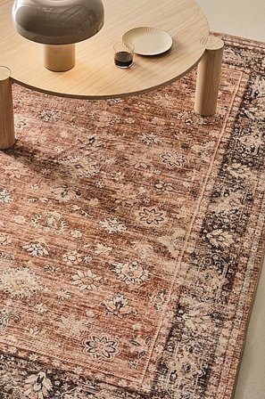 Jotex - Pooltapijt Roest/multi Roest/multi - NENA - Koop Gladgeweven vloerkleden bij Jotex