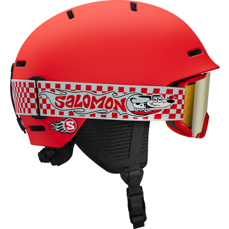 Salomon - Casques Casques Player Combo - Cherry Tomato