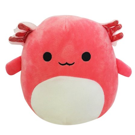 20 CM Squishmallow Plyschleksaksdocka Röd Salamander