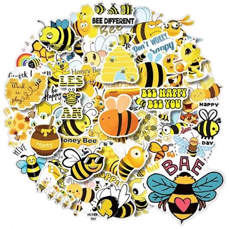 Klistermærkepakke - Bin multicolor