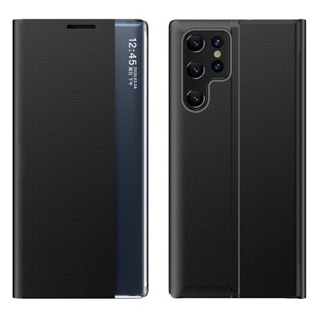 Samsung Galaxy S23 Ultra Etui Med Display Sort