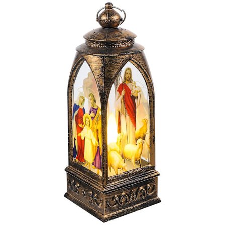 Julelygte LED-lys Dekoration Jule Dekorativ Lampe Hængende Lygte Uden Batteri