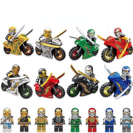 Phantom Ninja Building Blocks Motorcycle Ninja Building Blocks Model Toy