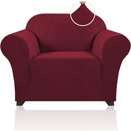 1-sits Stretchöverdrag för 1-sits Kudde (Stol, Vin)