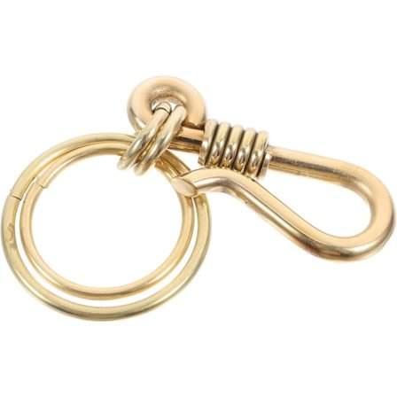 Metal Nøglering Messing Nøglering Guld Hardware Lykke Charm Nøglering til Halloween Festartikler