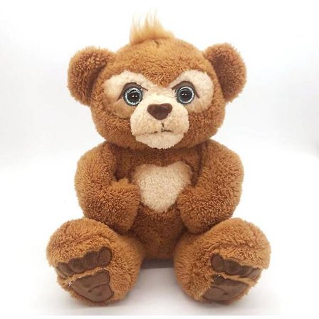 Interaktiv Kosestøtte Cubby, Den Nysgjerrige Flerfargede Bjørn