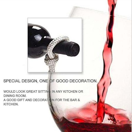 Käytännöllinen Magic Rope Punaviiniteline Pulloteline