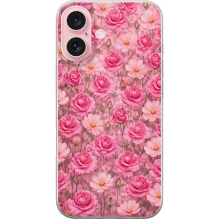 Yhteensopiva Puhelinkuori Apple iPhone 16 Petal Reverie Blush Rose