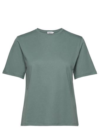Annie Cotton T-Shirt T-shirts & Tops Short-sleeved Vihreä Filippa K