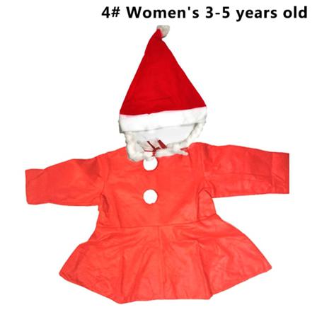 1set Barn Jul Cosplay Kostym Jultomten Baby Xmas Outfi