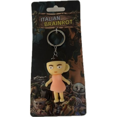Italian Brainrot Nyckelring Ballerina Cappuccina
