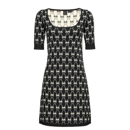 Pinko, Short Dresses Zwart, Dames, Maat:S