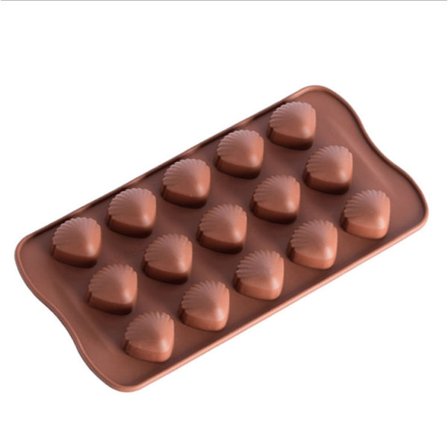 15 skal silikone chokolade vending slik form bagning kage is G