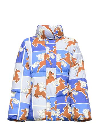 Horses Puffer Jacket Toppatakki Monivärinen/Kuvioitu Mini Rodini