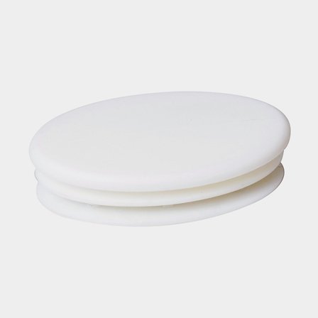 Zátka na konce schůdků, plast, bílá