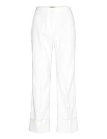 Turn-Up Crease Pants White GANT