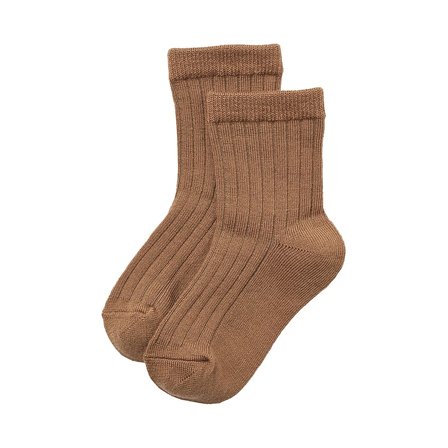 WHEAT Wool Rib Socks Vilde Caramel Str 29-32, Børn & Forældre, Børnetøj, Babysokker