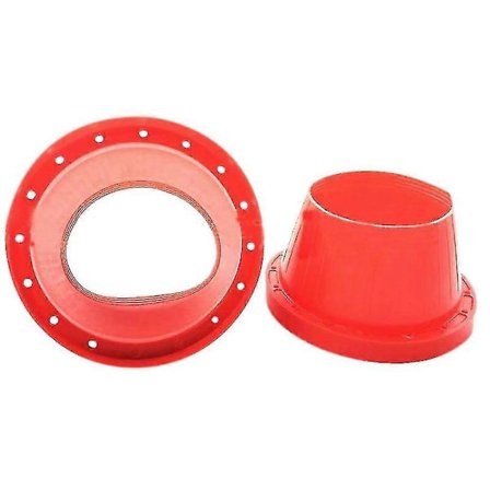 2 stk. 6,5 tommers universell bilhøyttaler vanntett deksel høyttaler silikon lydisolering og varmeisolasjon