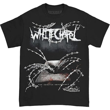 Whitechapel mäns The Somatic Defilement T-shirt Svart