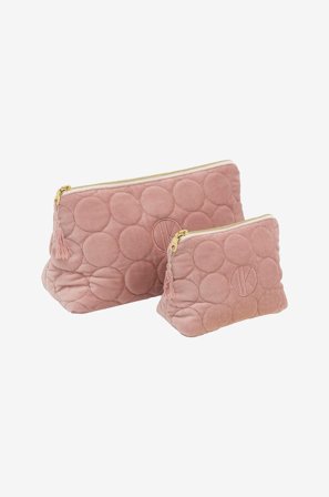 Tone Kroken - Toilettaske Nelia 2-pak - Rosa - Badetekstiler - Fra Homeroom