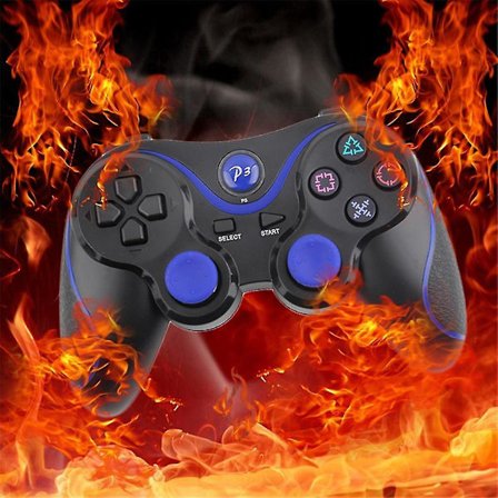 Bluetooth Trådlös Joystick för PlayStation PS3
