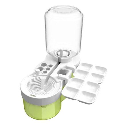 Penselvask Pensel- og malingsvask Press og drener Automatisk vannpåfylling Penselrenser Som Vist