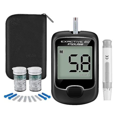 Blood Glucose Monitor Meter, Diabetes Testing Kit Blood Sugar Tester