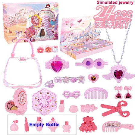 Joulun adventtikalenteri - Merenneitojen koruja, joululahjoja tytöille, lapsille, 24 päivän laskuri, adventtikalenteri, uudenvuoden lahja