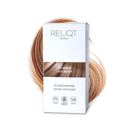 RELIQT Naturlig Hårfärg Ljusbrun 100g