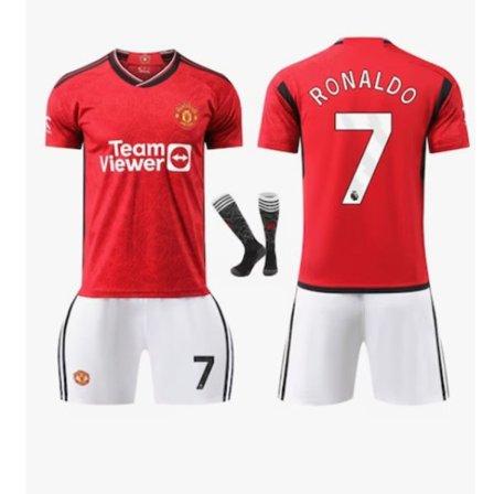 Uusi Manchester Unitedin lasten kotipaita 23-24 nro 7 Ronaldo
