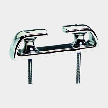 Klüse mit Rollen, rostfreier Stahl AISI 316, 205 x 40 x 55 mm, geeignet für Leinen Ø16 - 22 mm - Boot
