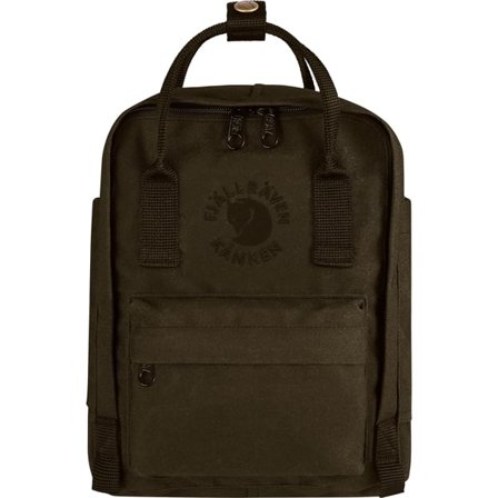 Fjällräven Re-Kånken Mini in Dark Olive, Polyester