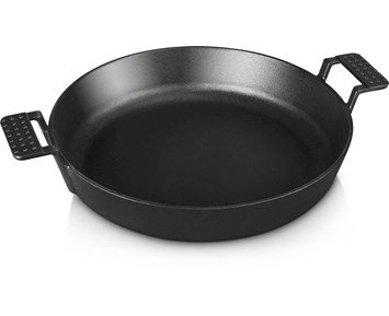 Austin and Barbeque AABQ Pot Cast Iron Enamel - Emaljerad gjutjärnspanna med stadiga handtag