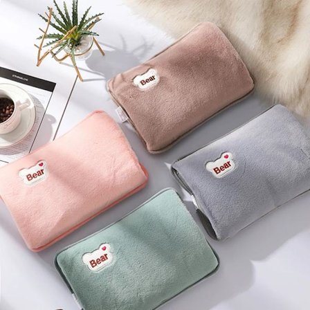 Hot Water Bottle Electric Charging Heating Hand Warmer For Girls Woman Hot Water Thermal Bag For Pain Relief