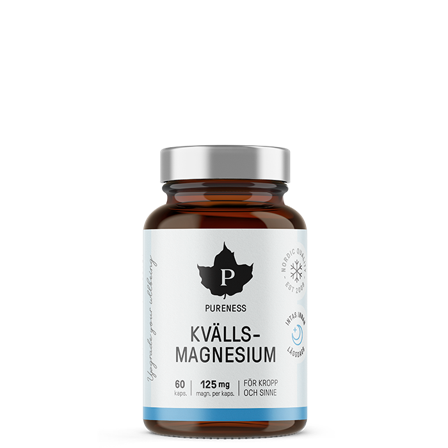 Pureness Aften magnesium 60 kapsler