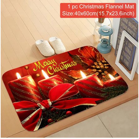 Jouluovimatto Joulupukki Ulkokatto Matto Hyvää Joulua Koristeet Kotiin 2024 Navidad Joulukoriste Uusi Vuosi 2025