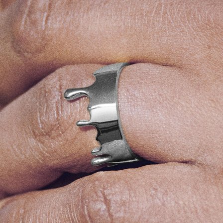 Fahrenheit | Anillo de acero fundido para hombres - Anillos de acero