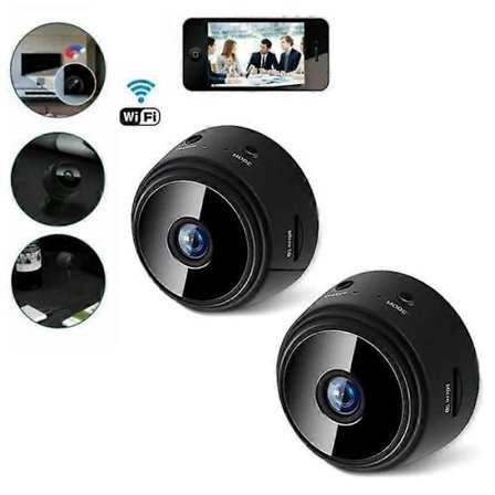 2-pack A9 WiFi Mini Kamerainspelare Trådlös Säkerhetsövervakning Video Mini Kamerainspelare Baby Smart Home
