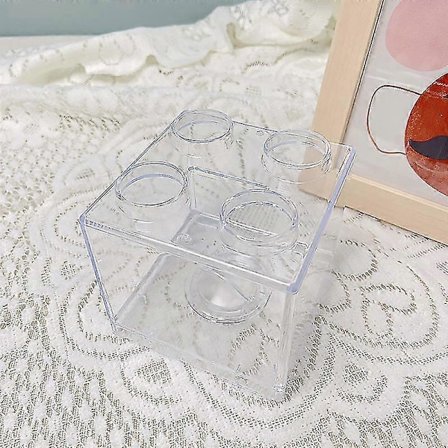 Drømme Sparer Byggeklods Børne Sparegris, Klar Akryl Byggeklods Pengetank, Mønt Spareboks Til Piger Drenge