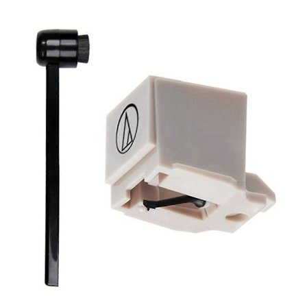 ATN3600L Vaihtoneula LP Vinyyli Levysoittimen Neulat Puhdistusharjalla Levysoittimelle Phonogr