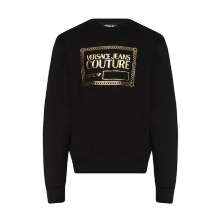 Versace Jeans Couture Sweatshirt with logo Sort, Herre