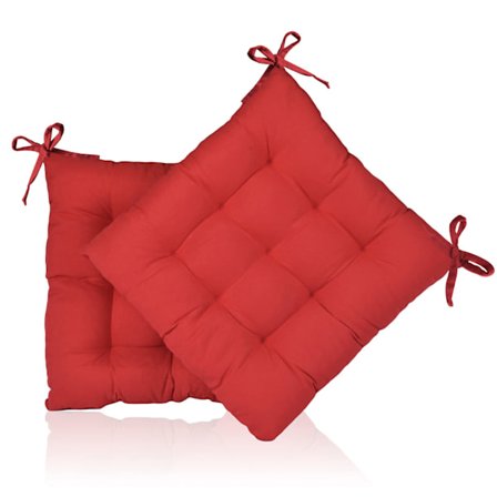 Ruokapöydän tuolien istuintyynyt, 2 kappaleen sarja, uusi päivitys ja riittävästi täytetty 40×40CM paksu pehmeä ja mukava ruokapöydän tuolin 