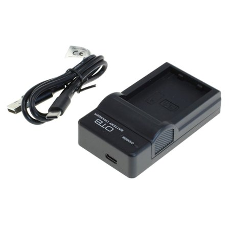 Akkulaturi Canon NB-12L / NB-13L:lle, jossa on USB-C-liitäntä