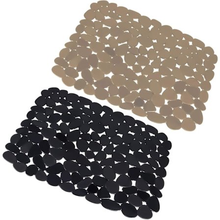 St., 30x40cm Vaskemåtte, PVC Vaskemåtte, Vaskebeskyttermåtte til Køkken Badeværelse, Vaskebeskytter for at Undgå Ridser