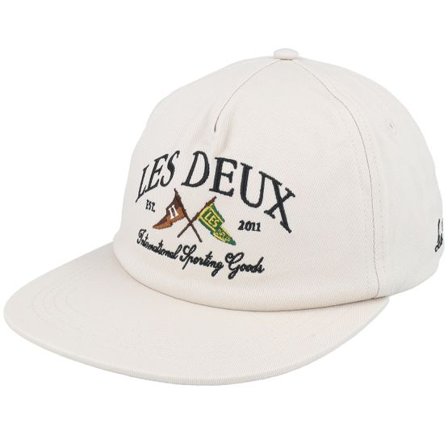 Les Deux - Beige snapback Keps - Ivy League Cap Light Desert Sand Strapback @ Hatstore
