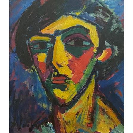 Head Of A Youth , Alexej Georgewitsch Von Jawlensky Brun