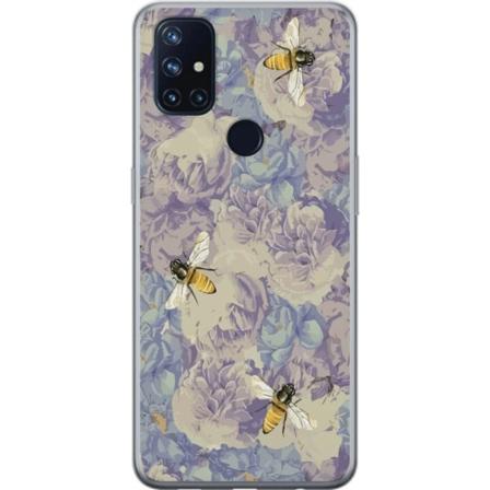 OnePlus Nord N10 5G Gjennomsiktig deksel Blomster