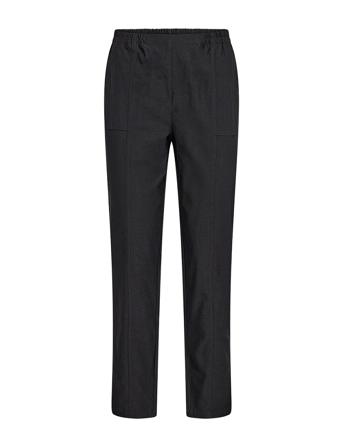 Sc-Agnete Bottoms Trousers Straight Leg Black Soyaconcept