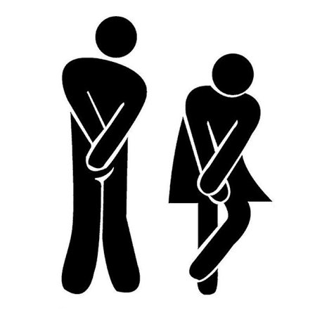 Taide-DIY-WC-kyltti kylpyhuoneeseen, mies ja nainen, vessa-kyltti, ovien tarvikkeet